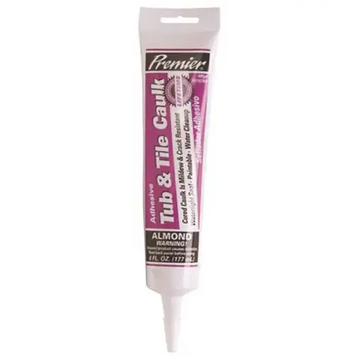 Almond Tub and Tile Adhesive Caulk