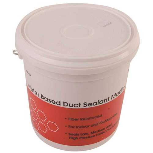1 Gal. Airlock 181 Fiber-Reinforced, Water Based Duct Sealant Mastic White