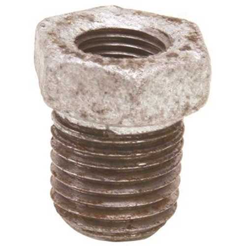 1-1/2 in. x 1-1/4 in. Galvanized Malleable Bushing Silver