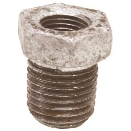 1-1/4 in. x 1 in. Galvanized Malleable Bushing Silver