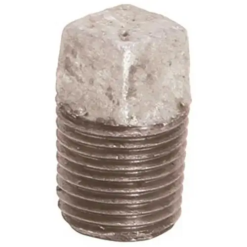 1-1/4 in. Galvanized Malleable Plug Silver