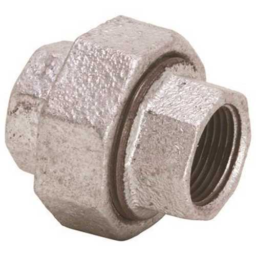 1 in. Lead Free Galvanized Malleable Fitting Union Silver