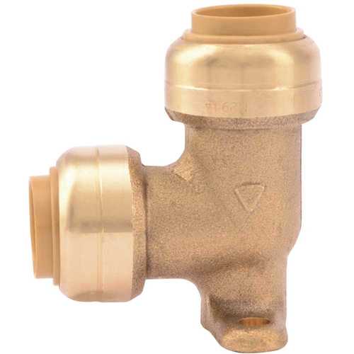 1/2 in. Brass Push-to-Connect 90-Degree Drop Ear Elbow