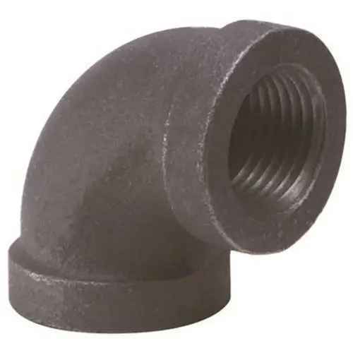 Proplus 45010 1/2 in. Black Malleable 90-Degree Elbow