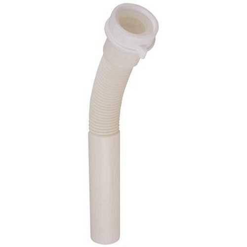 Flexible Drain Tailpiece White