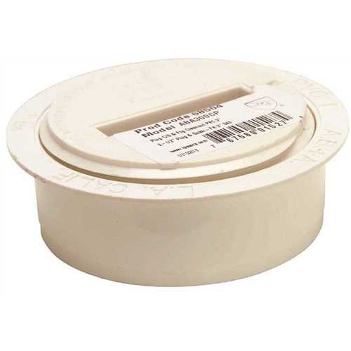 IPS Corporation 68504 3 in. IPS DWV PVC Snap-In Cleanout with Plug White