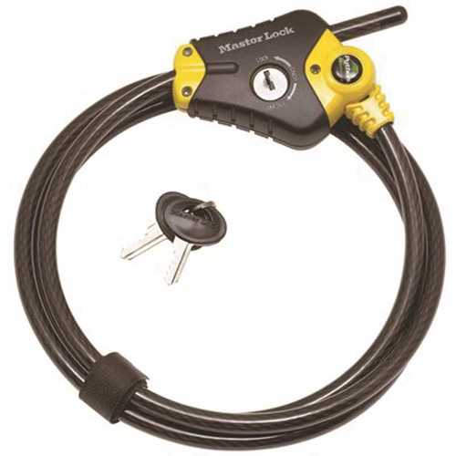 Master Lock Company 8413KACBL6 0464 Python Adjustable Locking Cable