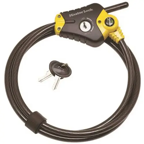Python Adjustable Locking Cable Black