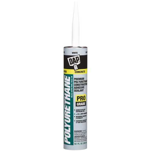 DAP 7079818810 Polyurethane 10.1 oz. White Premium Construction Adhesive Sealant