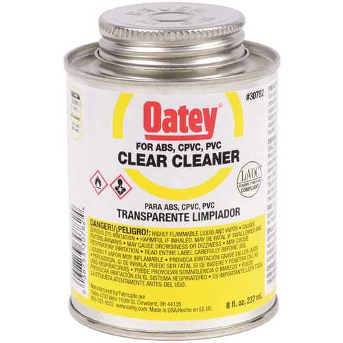 Oatey 307821 8 oz. All-Purpose Pipe and Fitting Cleaner