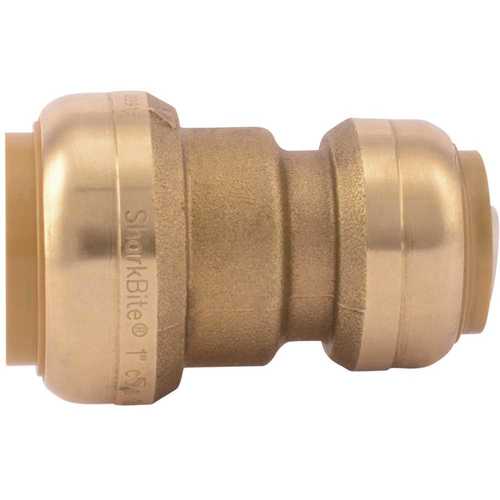 SharkBite U060LF 1 in. x 3/4 in. Brass Push-to-Connect Reducing Coupling