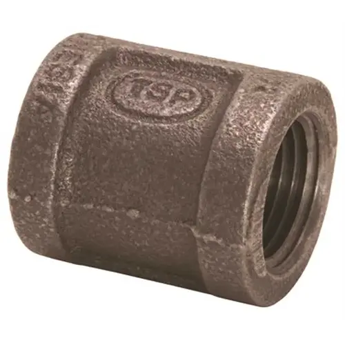 1-1/4 x 3/4 in. Black Malleable Reducing Coupling