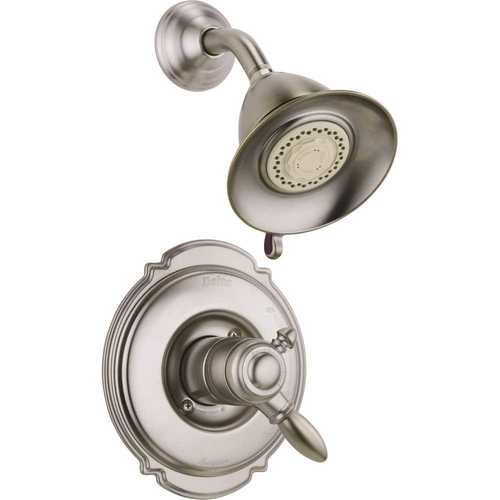 Victorian 1-Handle Shower Only Faucet Trim Kit in Stainless (Valve Not Included)