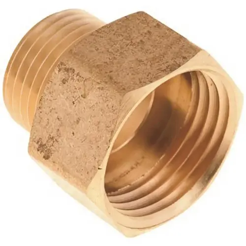 Proplus 391920 3/4 in. FHT x 1/2 in. MIP Brass Hose Adapter