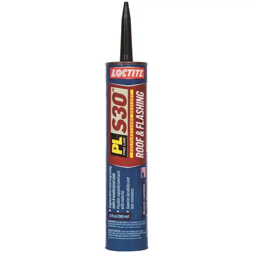 PL S30 10 fl. oz. Black Polyurethane Roof and Flashing Sealant