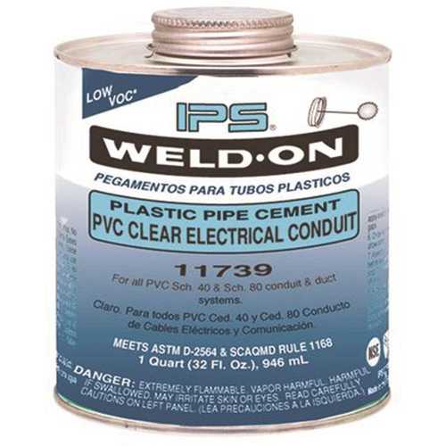 1 Qt. Electrical PVC Cement Gray