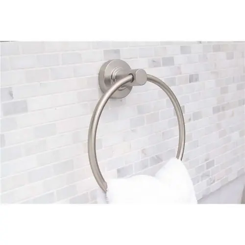 Essen Towel Ring in Brushed Nickel