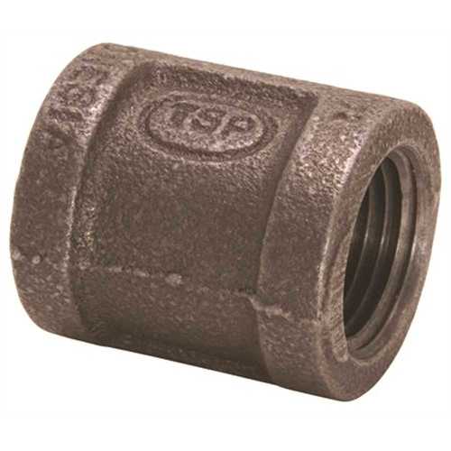 1 in. x 1/2 in. Black Malleable Reducing Coupling