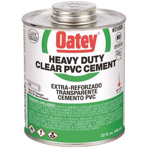 Oatey 310083 32 oz. PVC Heavy-Duty Cement