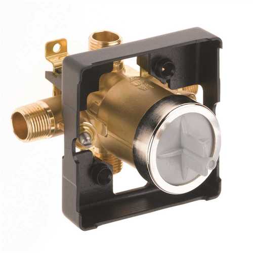Delta R10000-UNWS MultiChoice Universal Tub and Shower Valve Body Rough-in Kit with Screwdriver Stops Brass