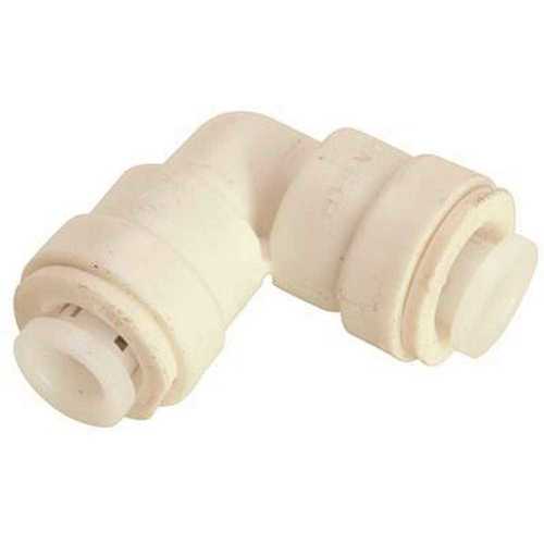 3/8 in. OD Push In Tube Elbow Connector White