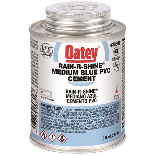 Oatey 308913 Rain-R-Shine 8 oz. PVC Cement