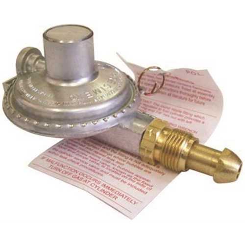 National Brand Alternative R3001BZO 3/8 in. NPT x 11 in. W.C. 100 PSI Low Pressure Regulator with Tailpiece