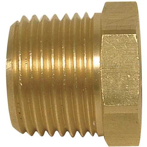 3/8 in. x 1/8 in. Lead-Free Brass MIP x FIP Hex Bushing