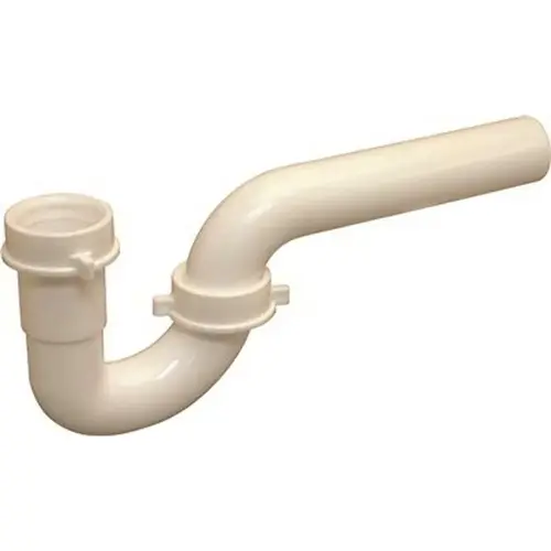 1-1/2 in. PP P-Trap without Adapter White