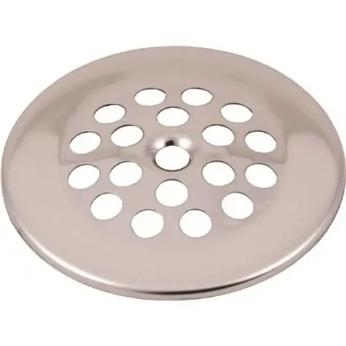 Proplus .173104 2-7/8 in. Bathtub Drain Strainer in Brushed Nickel