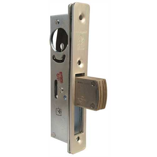 MS1850S DEADLOCK, 1-1/8 IN. BACKSET ANSI ALUMINUM Silver