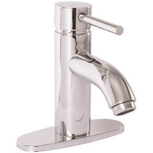 Essen Single-Handle Single Hole Lavatory Faucet with Pop-Up in Chrome