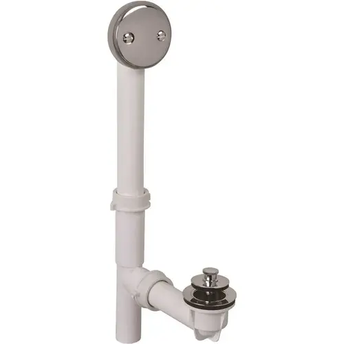 Push -Pull Waste and Overflow PVC Chrome Plated Trim