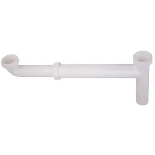 1-1/2 in. x 16 in. End Outlet Waste White