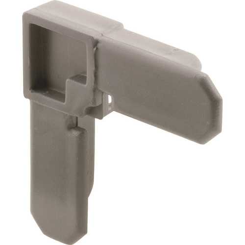 1/4 in. Gray Plastic Screen Corner Angle - pack of 50