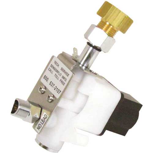 12-Volt Solenoid with Adapter and Washers White