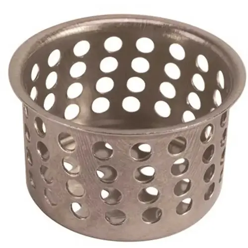 1 in. Basin and Bathroom Strainer Stainless - pack of 6