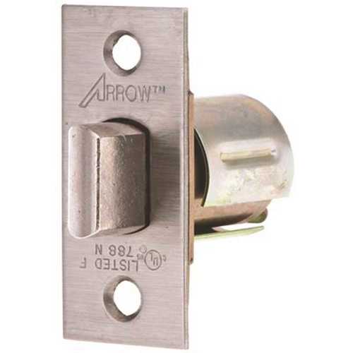 Sierra Springlatch 2-3/8 in. BS Flat Face Dull Chrome