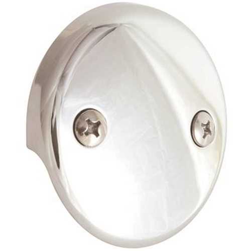 Bath Drain Face Plate 2 Hole Chrome - pack of 10