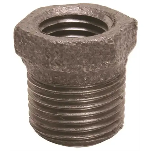 1/2 in. x 3/8 in. Black Malleable Bushing