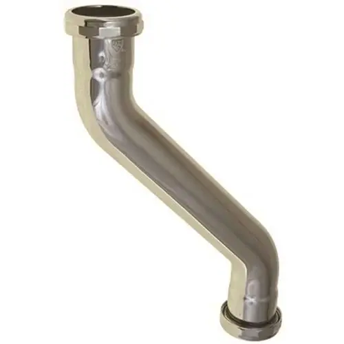 1-1/2 in. x 11-1/2 in. Brass Offset Tailpiece, Chrome, 22-Gauge