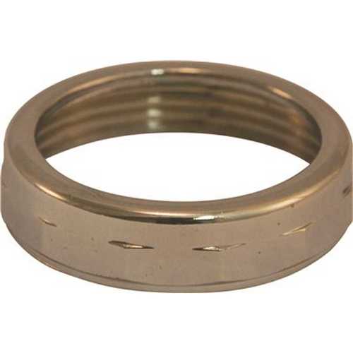 Premier 161032 1-1/2 in. x 1-1/2 in. Metal Rough Brass Slip Joint Nut