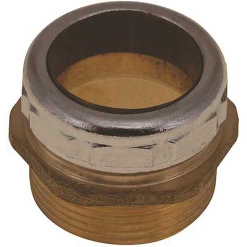 Durapro 162060 Trap Connector, 1-1/4 in. OD x 1-1/4 in. MIP Finish