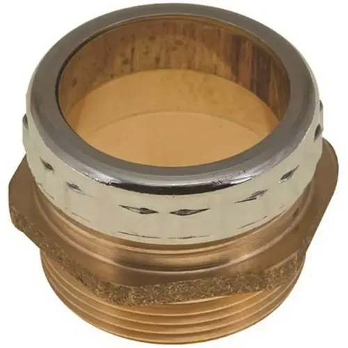 Trap Adapter Ground Joint, 1-1/2 in. OD x 1-1/2 in. MIP Finish Brass