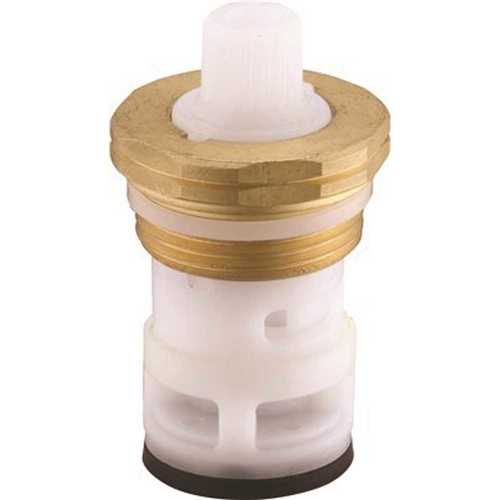 Washerless Cartridge for 2-Handle Kitchen and Bathroom Faucets in Brass