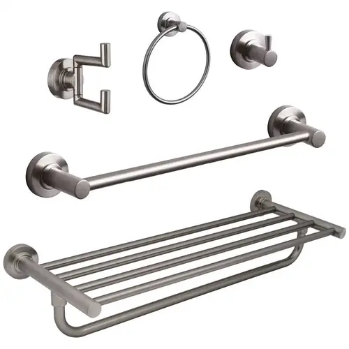 Essen 18 in. Towel Bar in Brushed Nickel