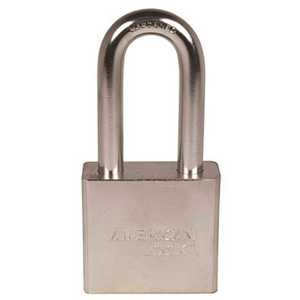 American Lock A5261KA XJ12 5260 Series 2 in. Solid Steel Padlock Solid Steel Body KAA Triple Satin Chrome