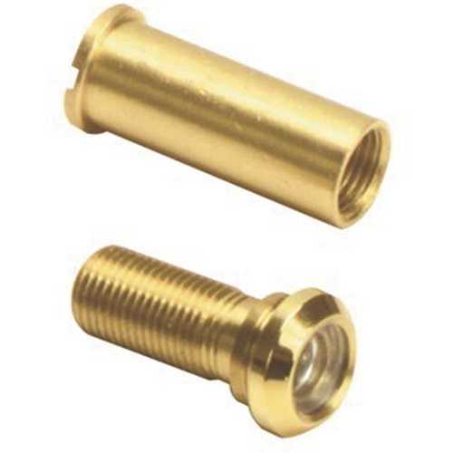 Anvil Mark 804102 1/2 in. Hole 160-Degree Anvil Mark Door Viewer in Brass Fits 1-3/8 in. To 2 in. Door