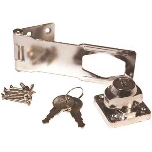 Anvil Mark 807356 4-1/2 in. Locking HASP Chrome Plated Steel