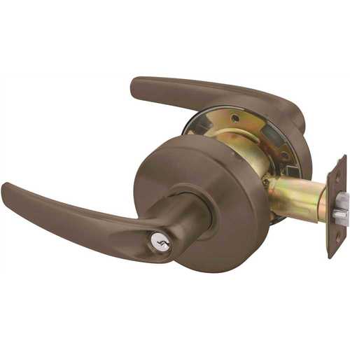 Dark Satin Bronze Entrance Cylindrical Handleset